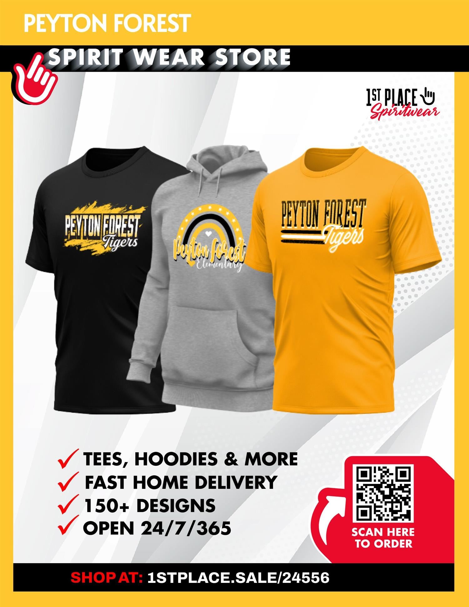 QR Code and flyer for buying 